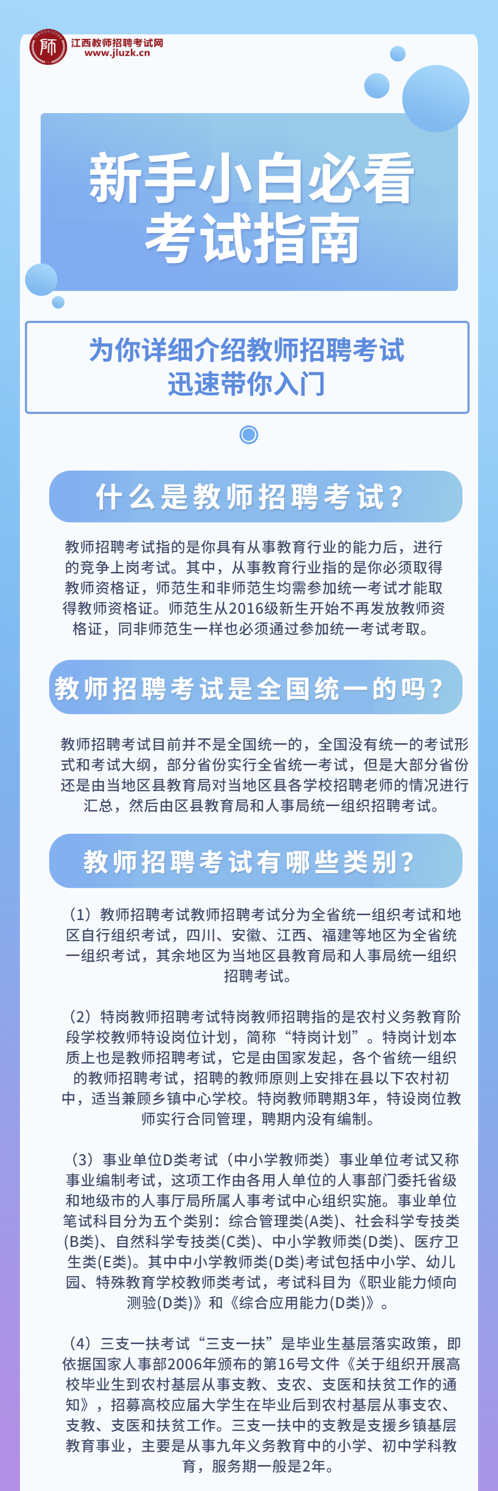 江西中小學(xué)教師招聘考試